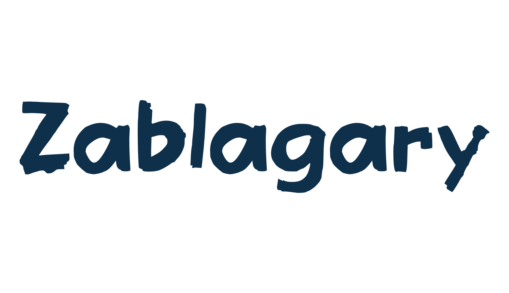 Zablagary, script brush fancy decorative calligraphy font preview