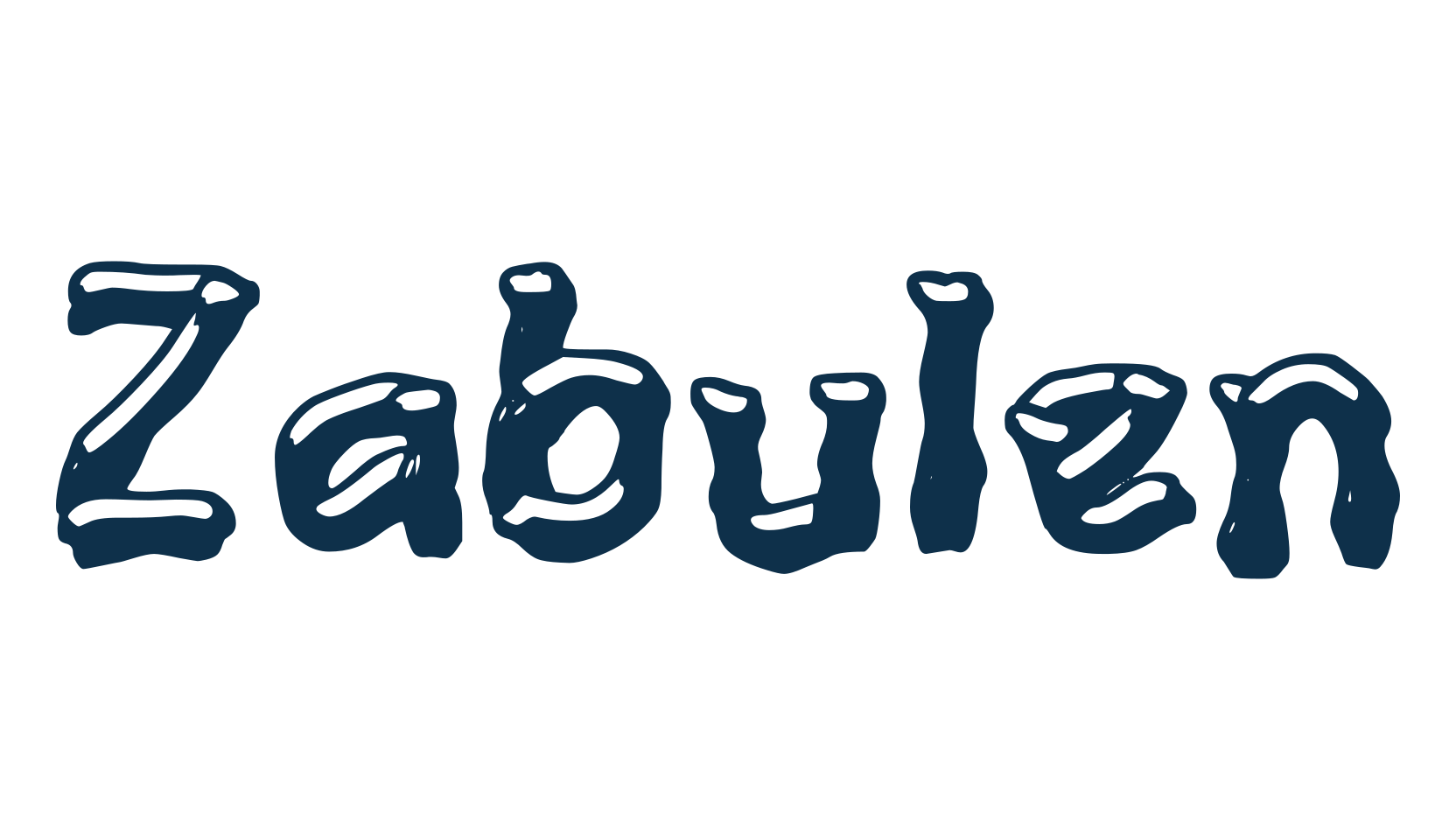 Zabulen, fancy fire, ice decorative font preview