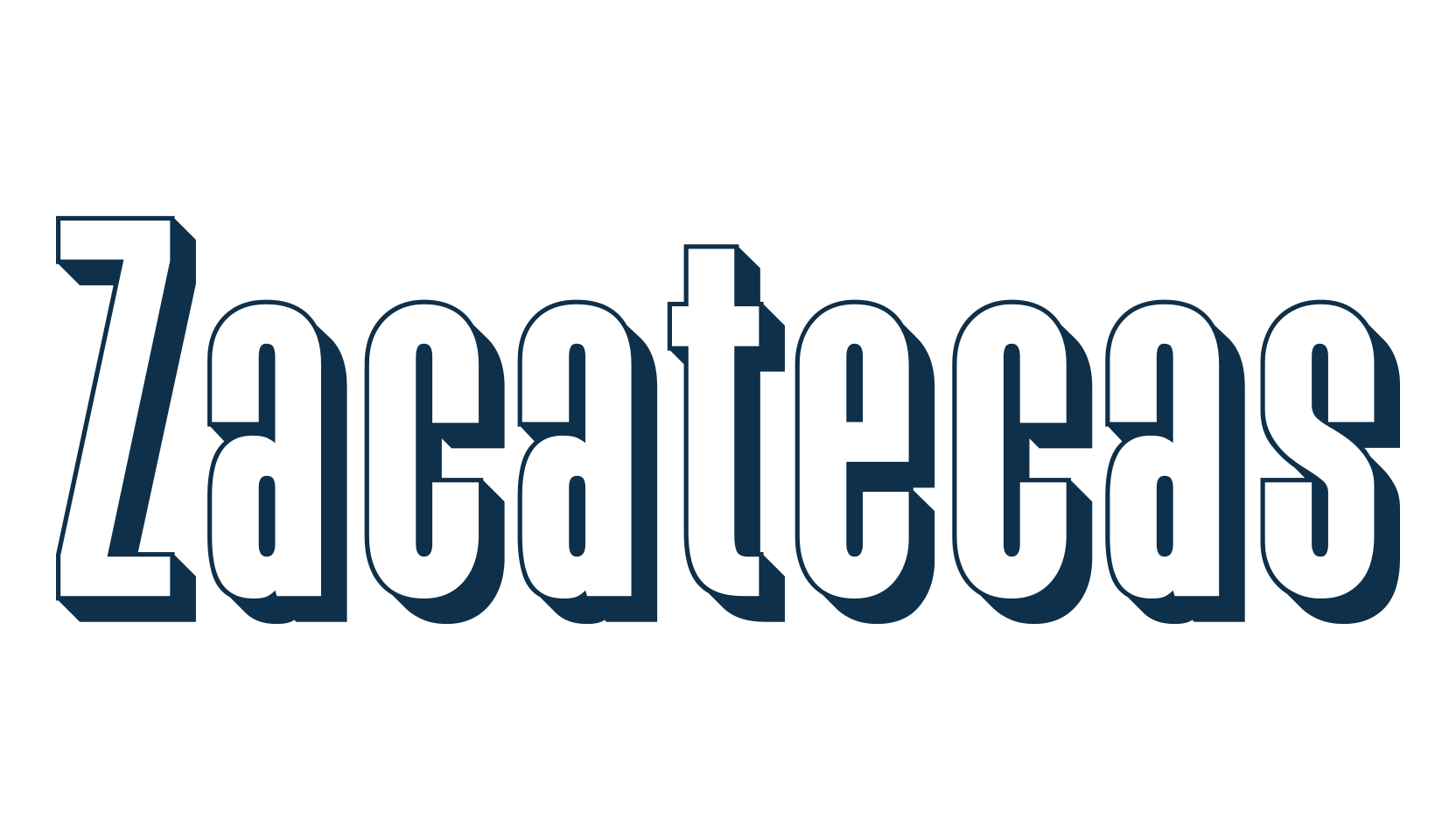 Zacatecas, basic sans serif font preview