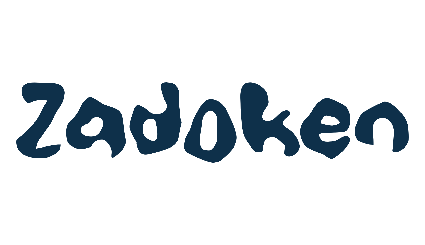 Zadoken, fancy distorted decorative font preview