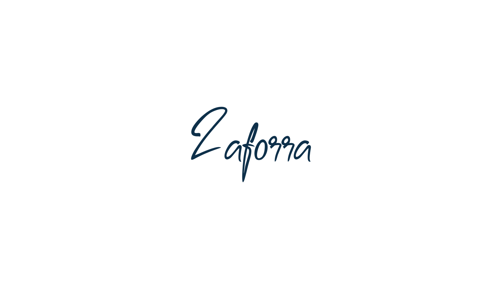 Zaforra, handwriting font preview