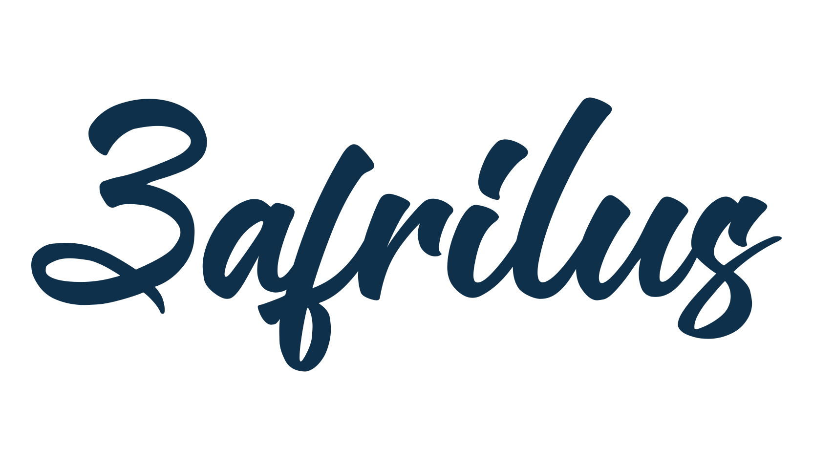 Zafrilus, fancy various decorative script calligraphy font preview