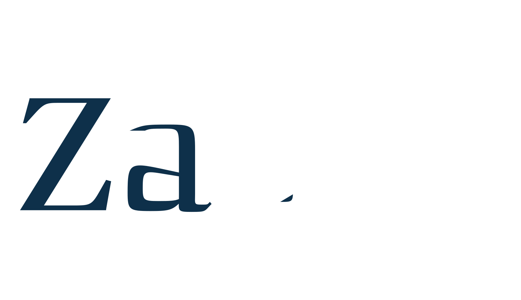Zahra, basic serif font preview