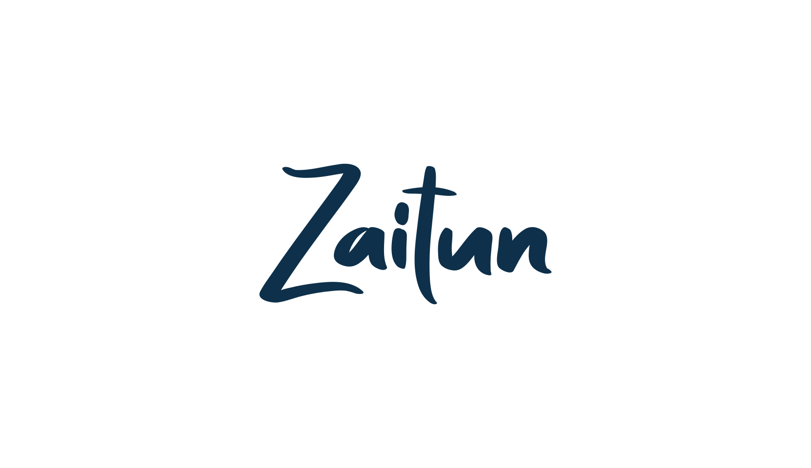 Zaitun, handwriting font preview