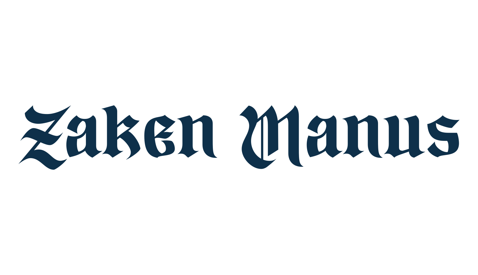 Zaken Manus, medieval font preview