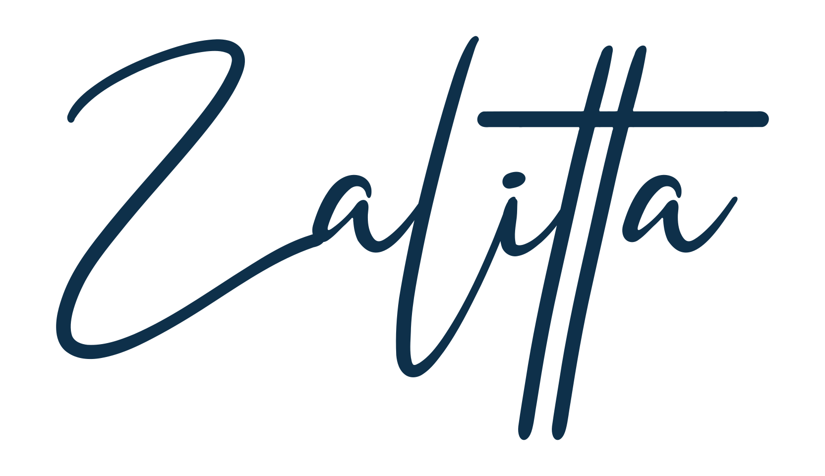 Zalitta, script handwritten fancy decorative calligraphy font preview
