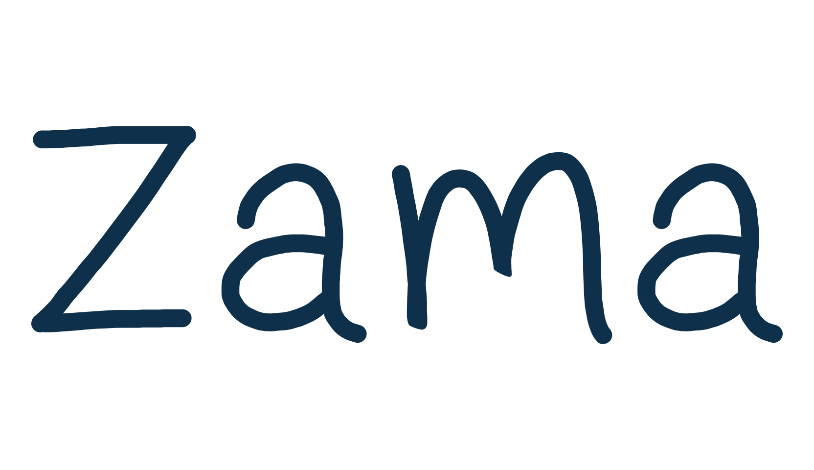 Zama, script handwritten fancy decorative calligraphy font preview