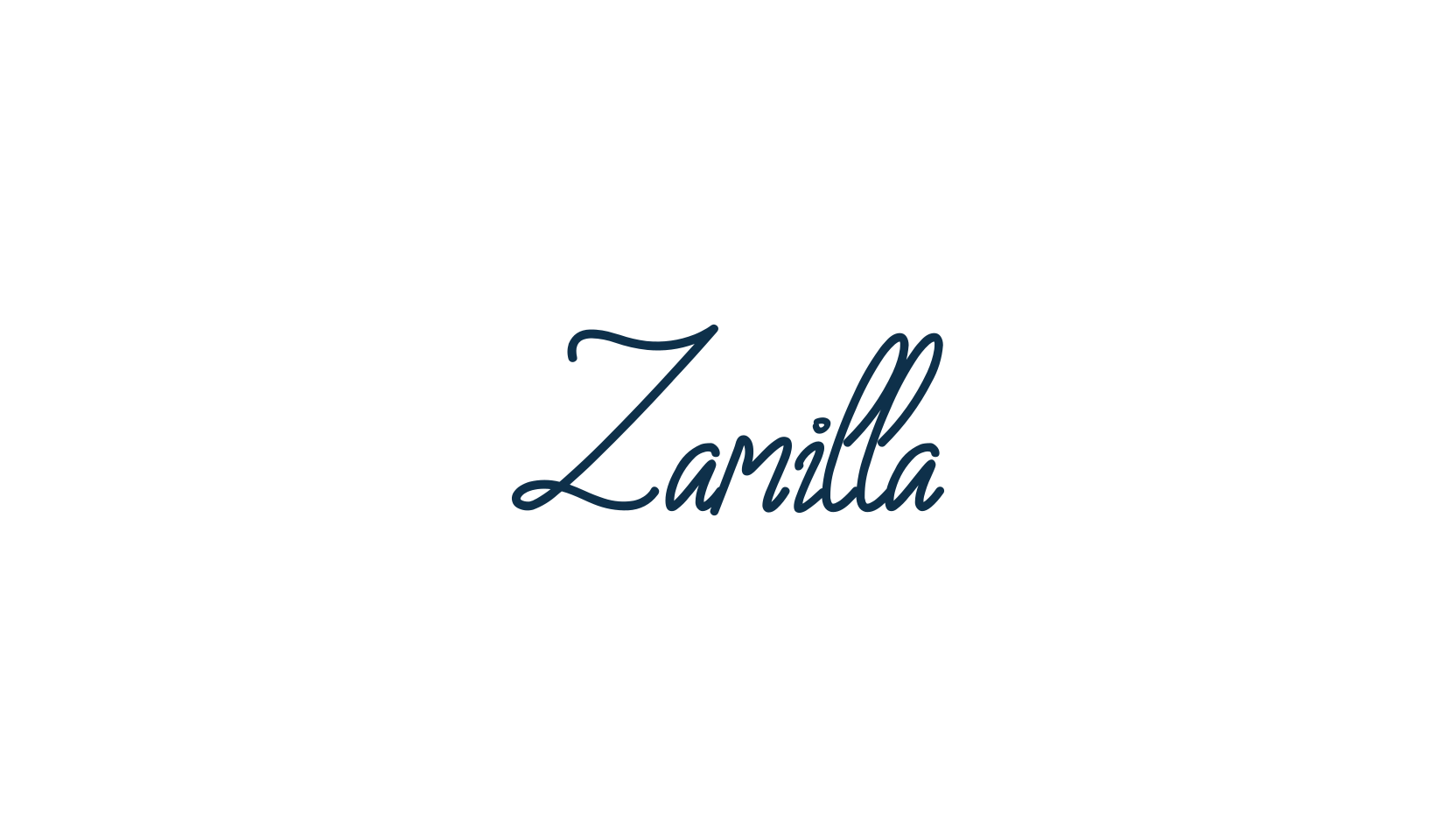 Zamilla, fancy various decorative script calligraphy font preview