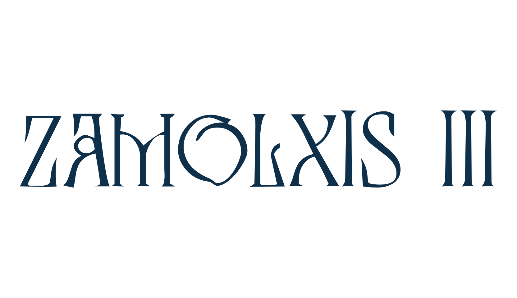 Zamolxis III, fancy various gothic font preview