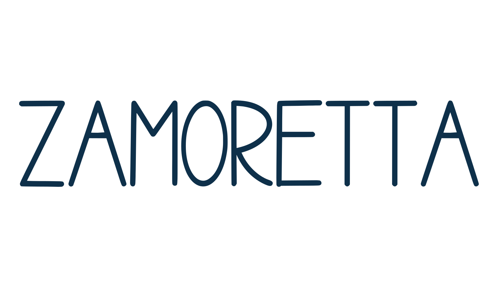 Zamoretta, various font preview