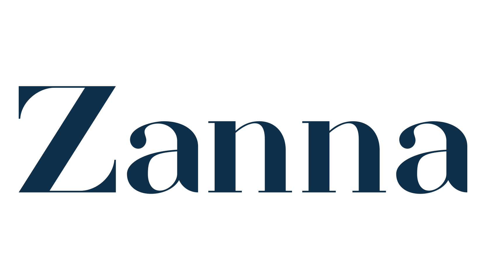 Zanna, basic serif font preview
