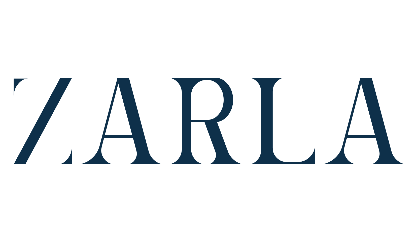 Zarla, serif font preview