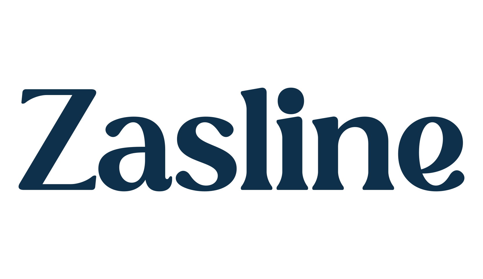 Zasline, basic serif font preview