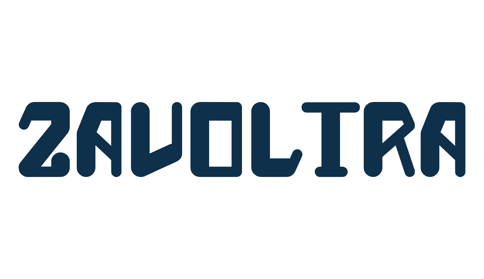 Zavoltra, techno sci-fi font preview