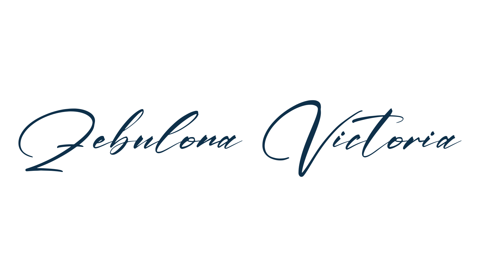 Zebulona Victoria, script handwritten fancy decorative calligraphy font preview