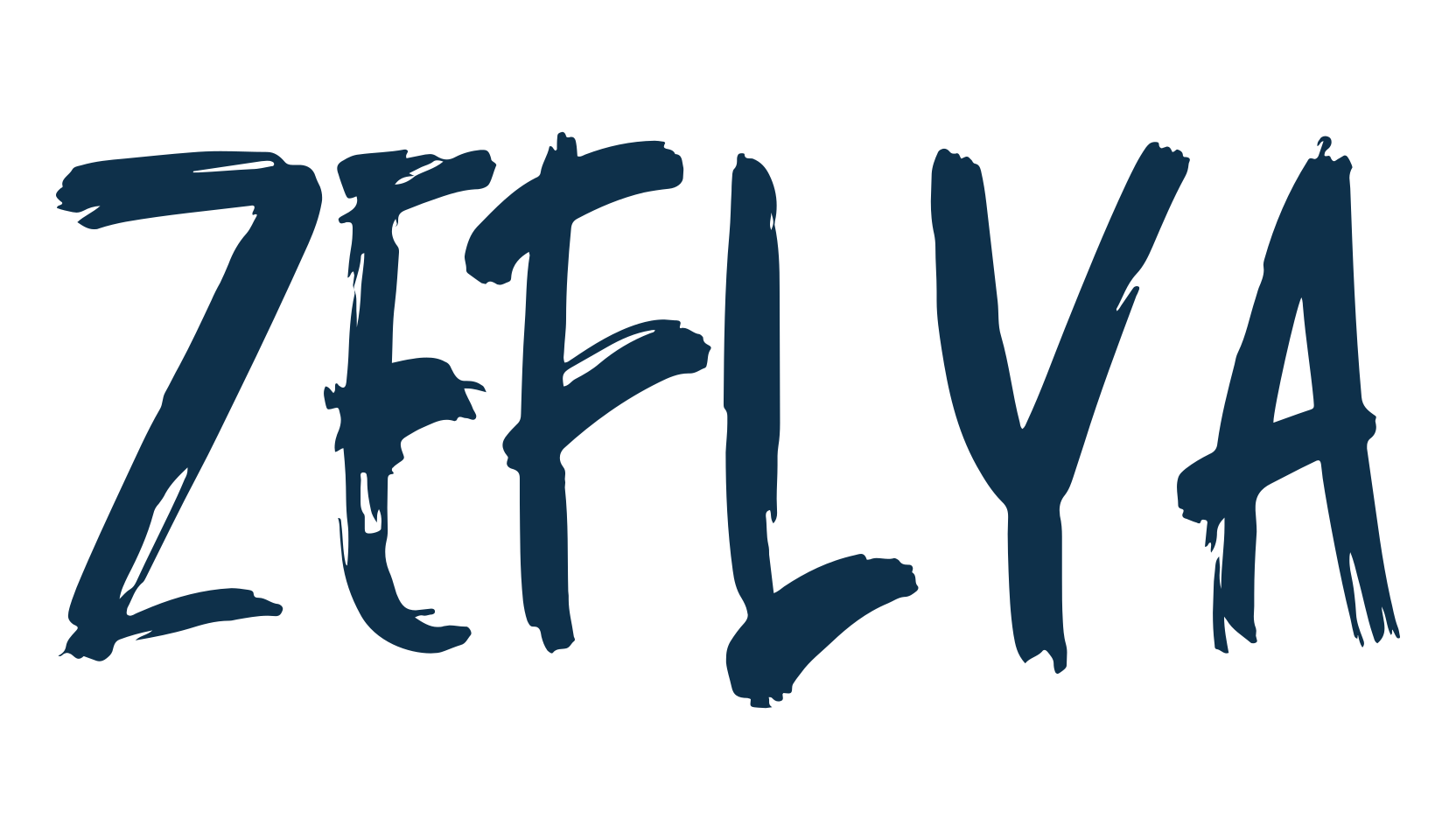 Zeflya, script brush fancy decorative calligraphy font preview