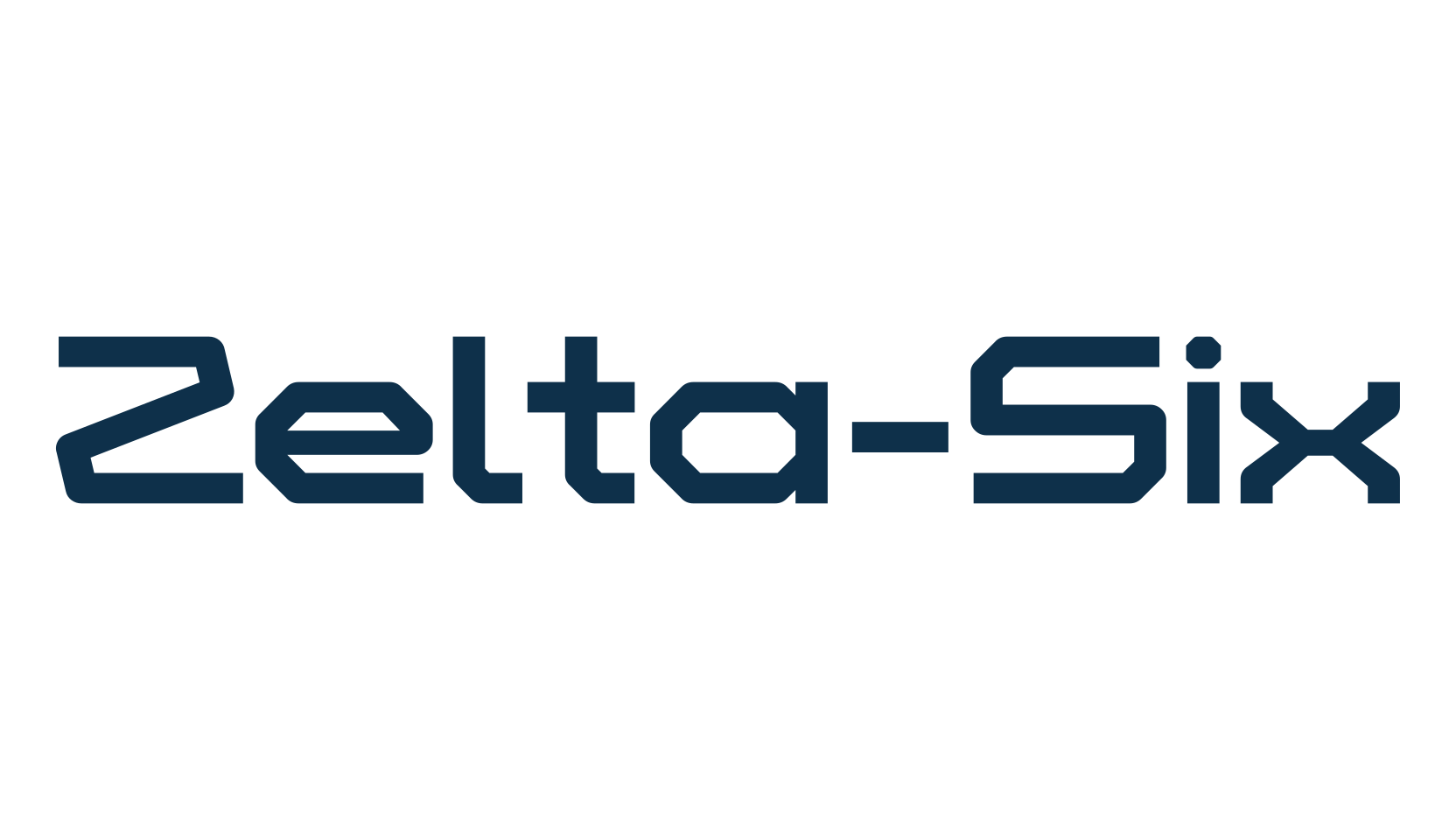 Zelta-Six, square font preview