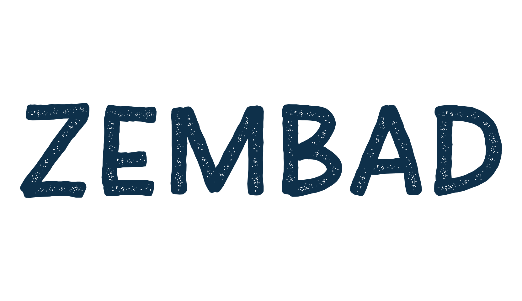 Zembad, fancy eroded decorative font preview