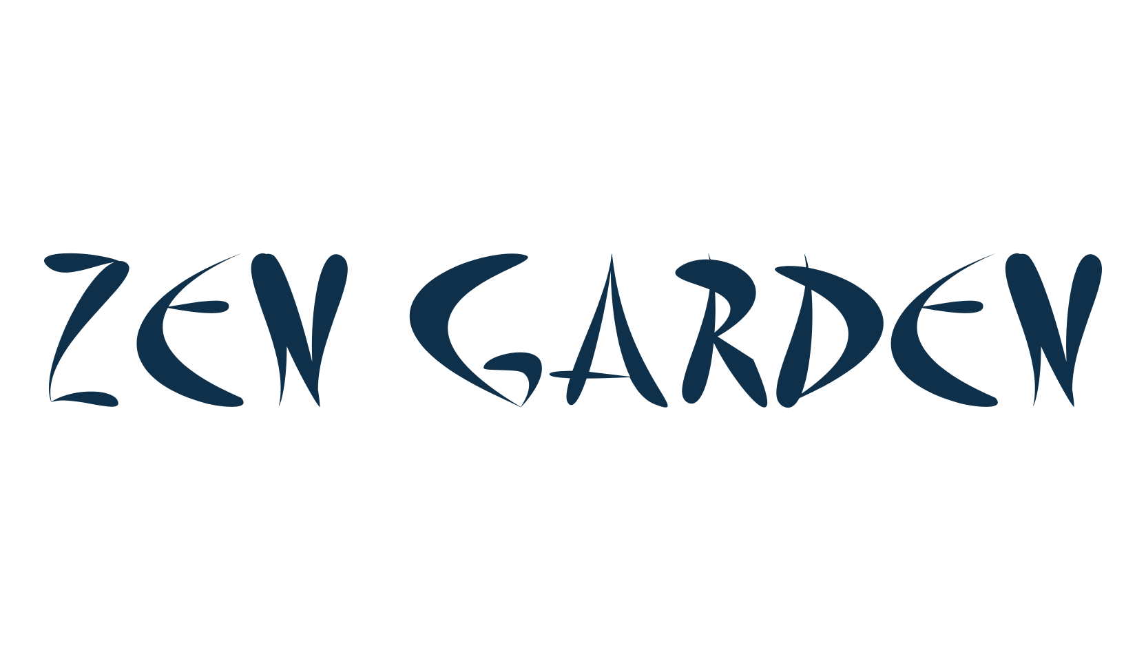 Zen Garden, chinese, jpn font preview