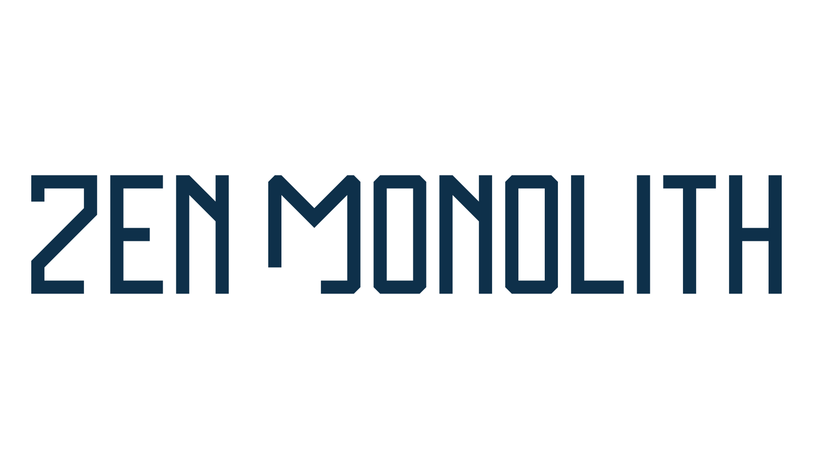 Zen Monolith, various font preview