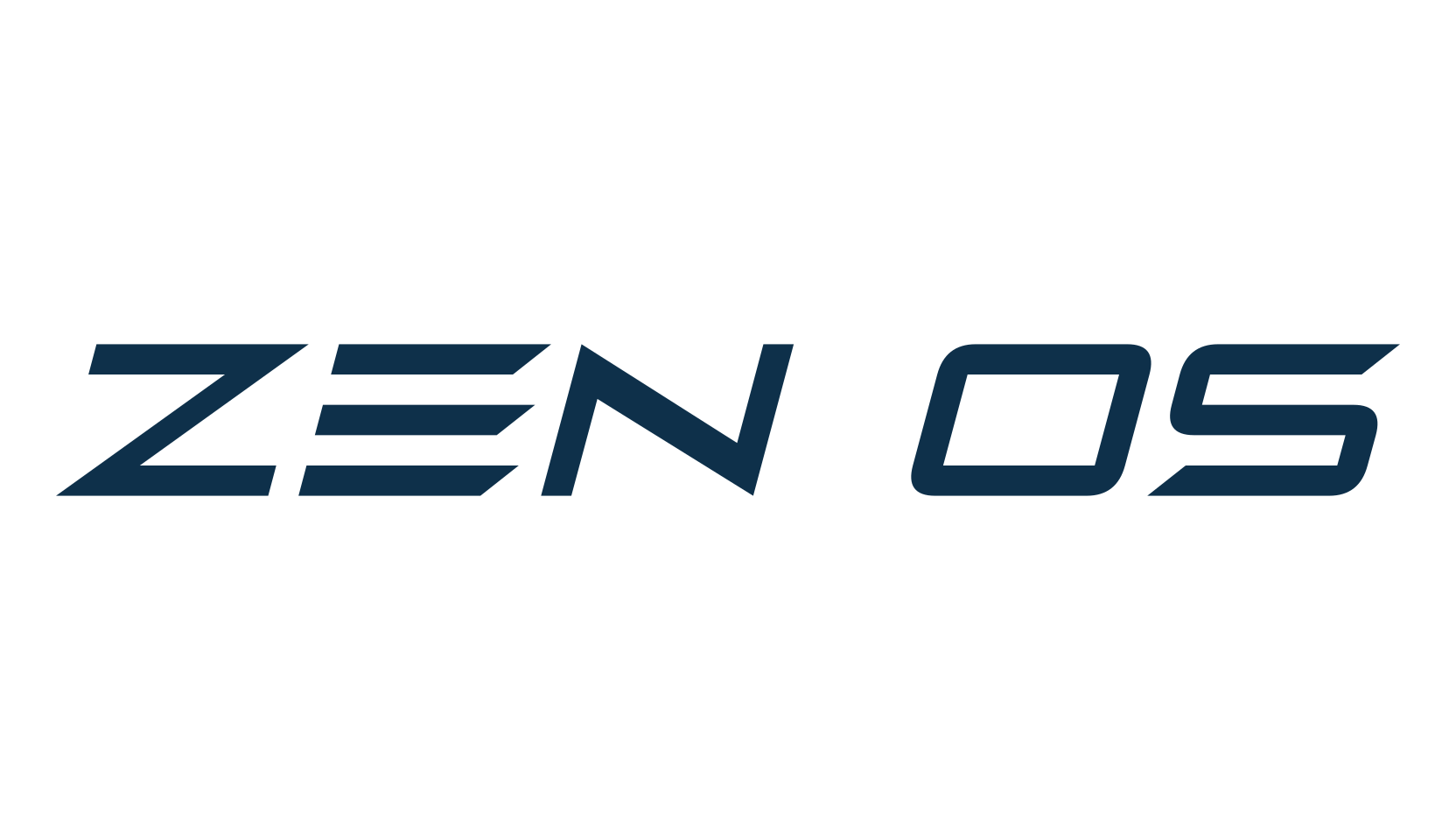 Zen Os, techno sci-fi font preview