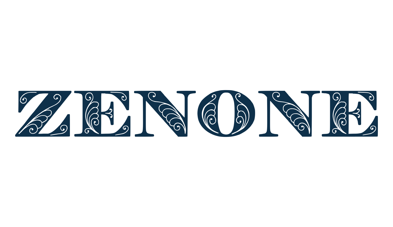 Zenone, decorative font preview
