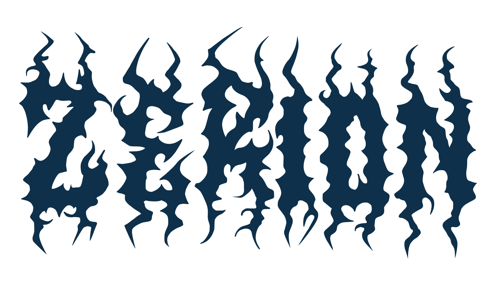 Zerion, gothic modern font preview