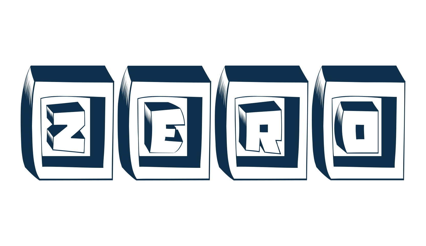 Zero, fancy various decorative font preview