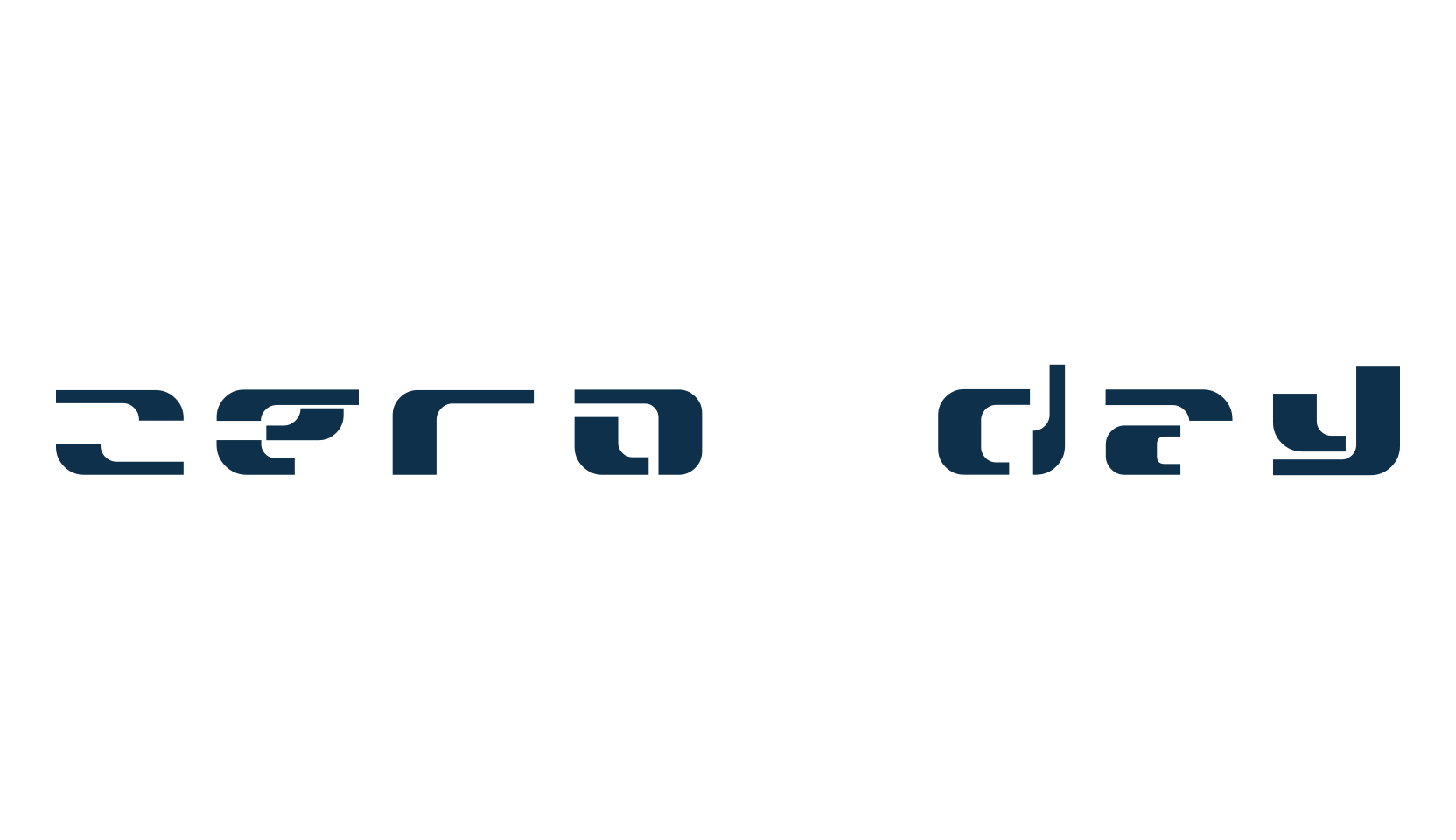Zero Day, sci-fi font preview