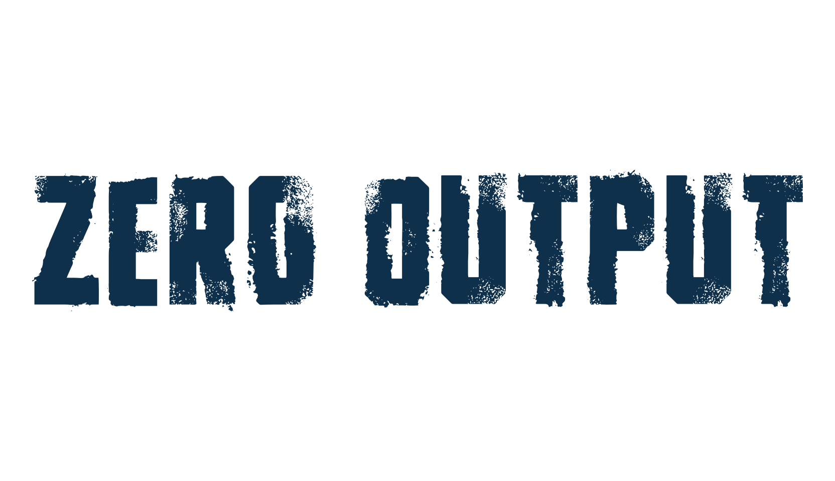 Zero Output, fancy eroded decorative font preview