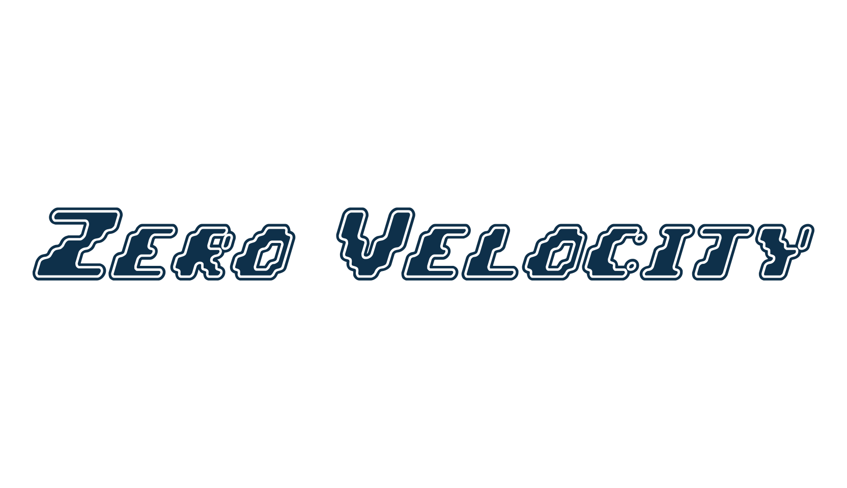Zero Velocity, various font preview