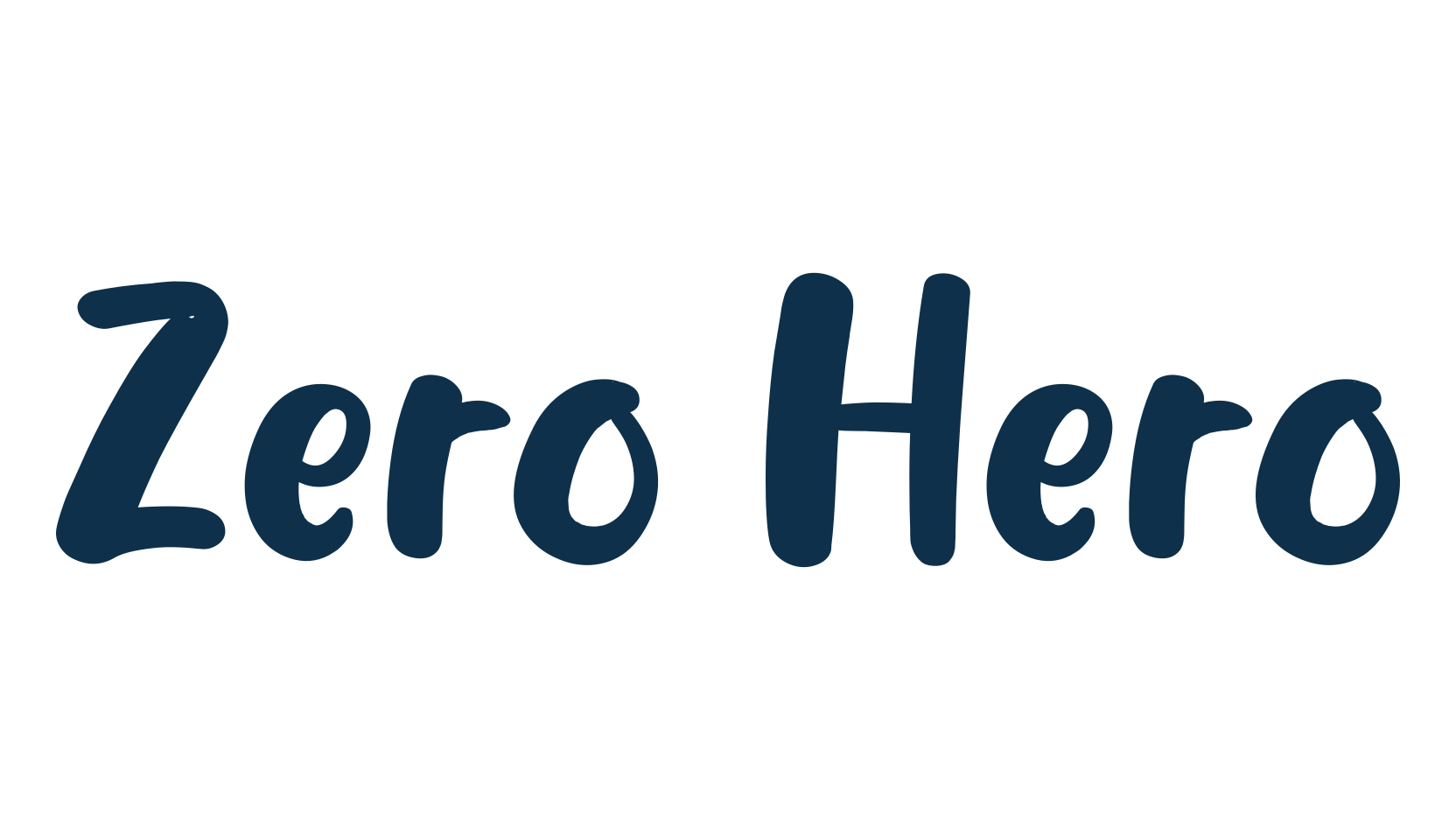 Zero Hero, display market font preview