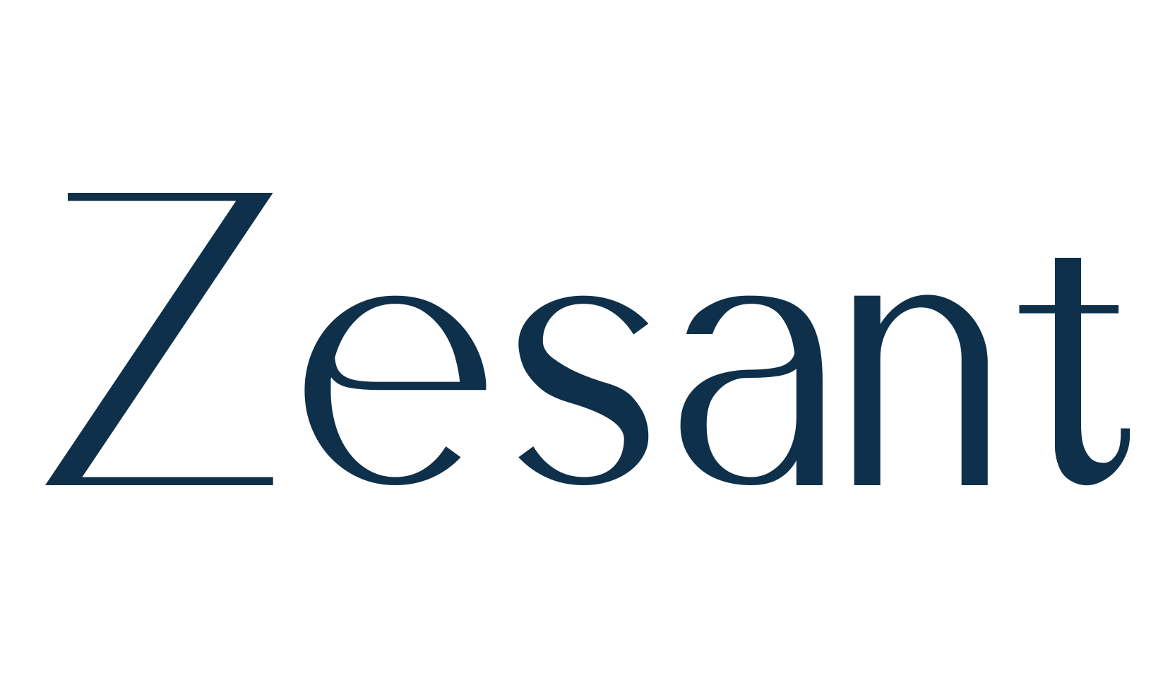 Zesant, basic sans serif font preview