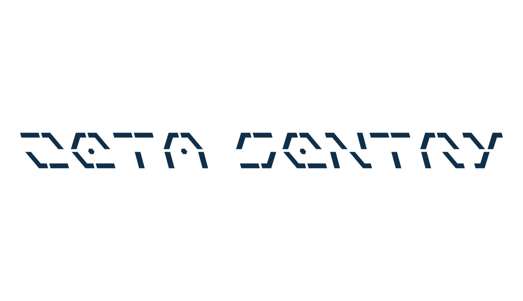Zeta Sentry, sci-fi font preview