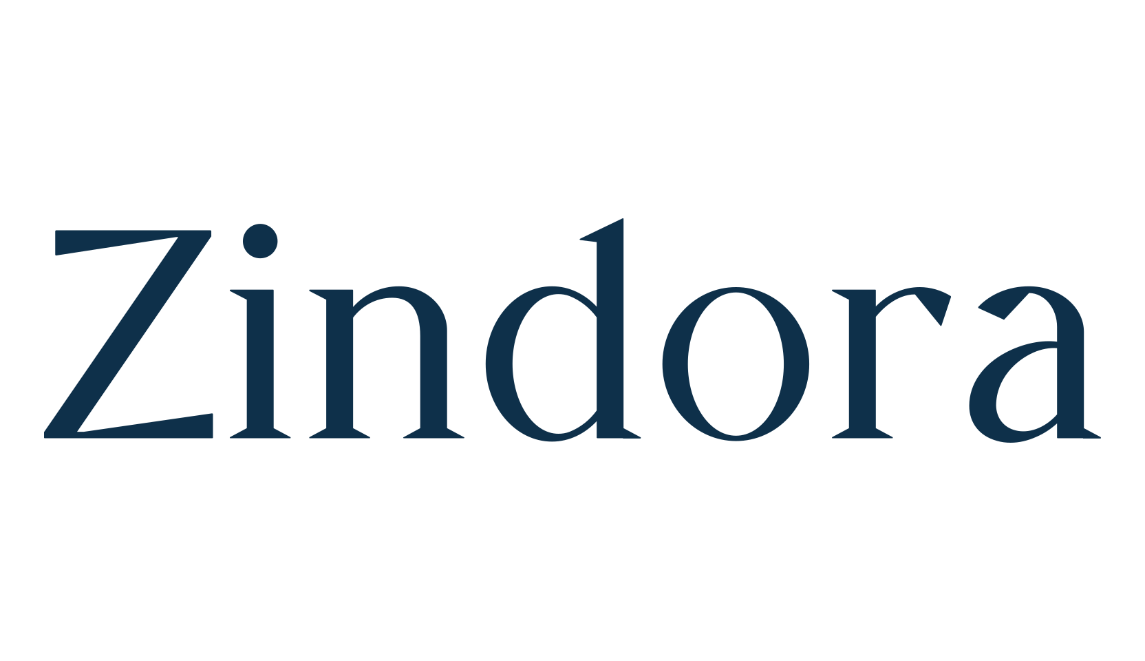 Zindora, basic serif font preview