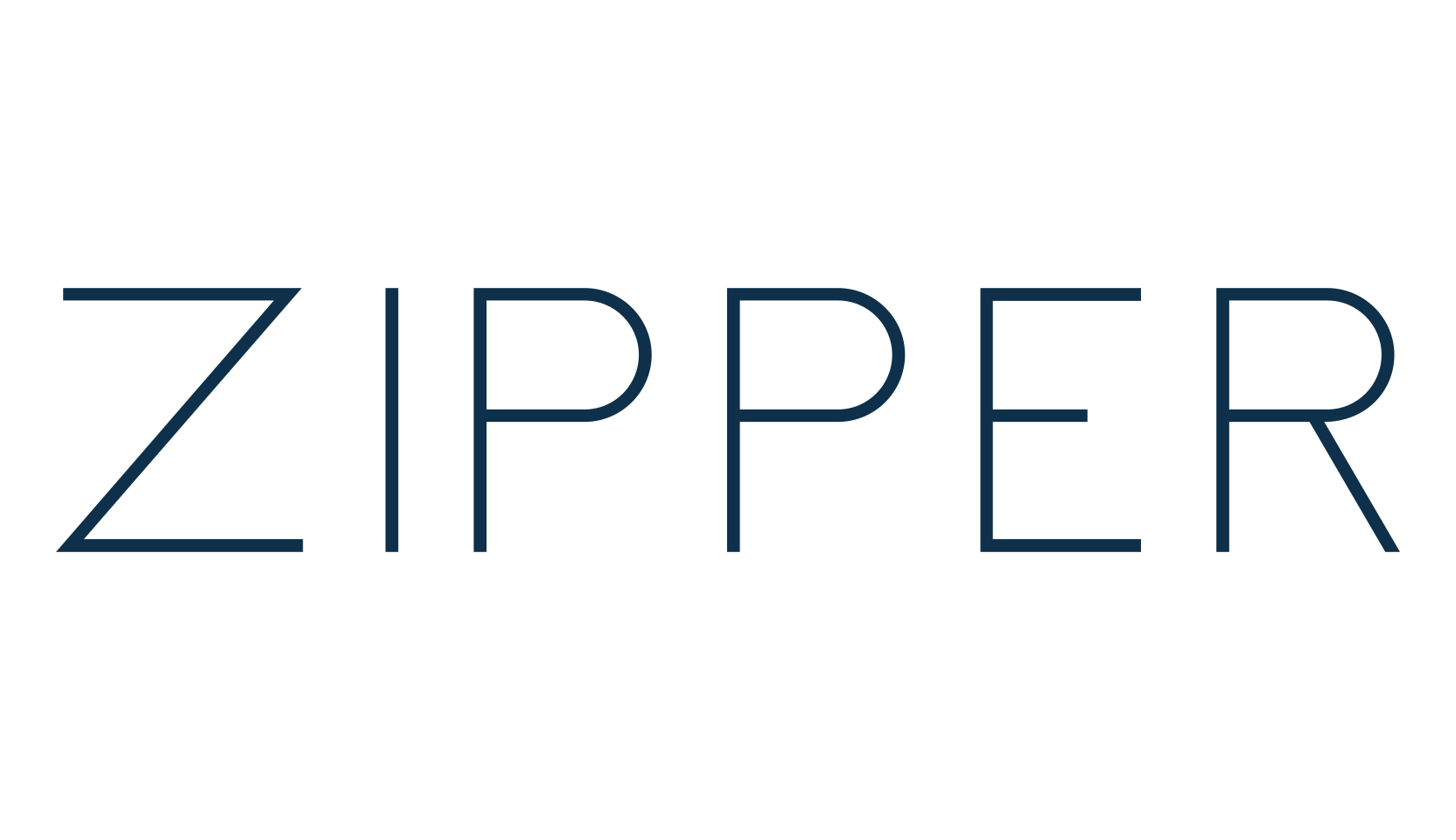 Zipper, basic sans serif font preview