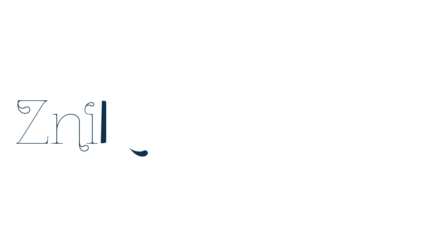 Znikomit No24, fancy decorative font preview