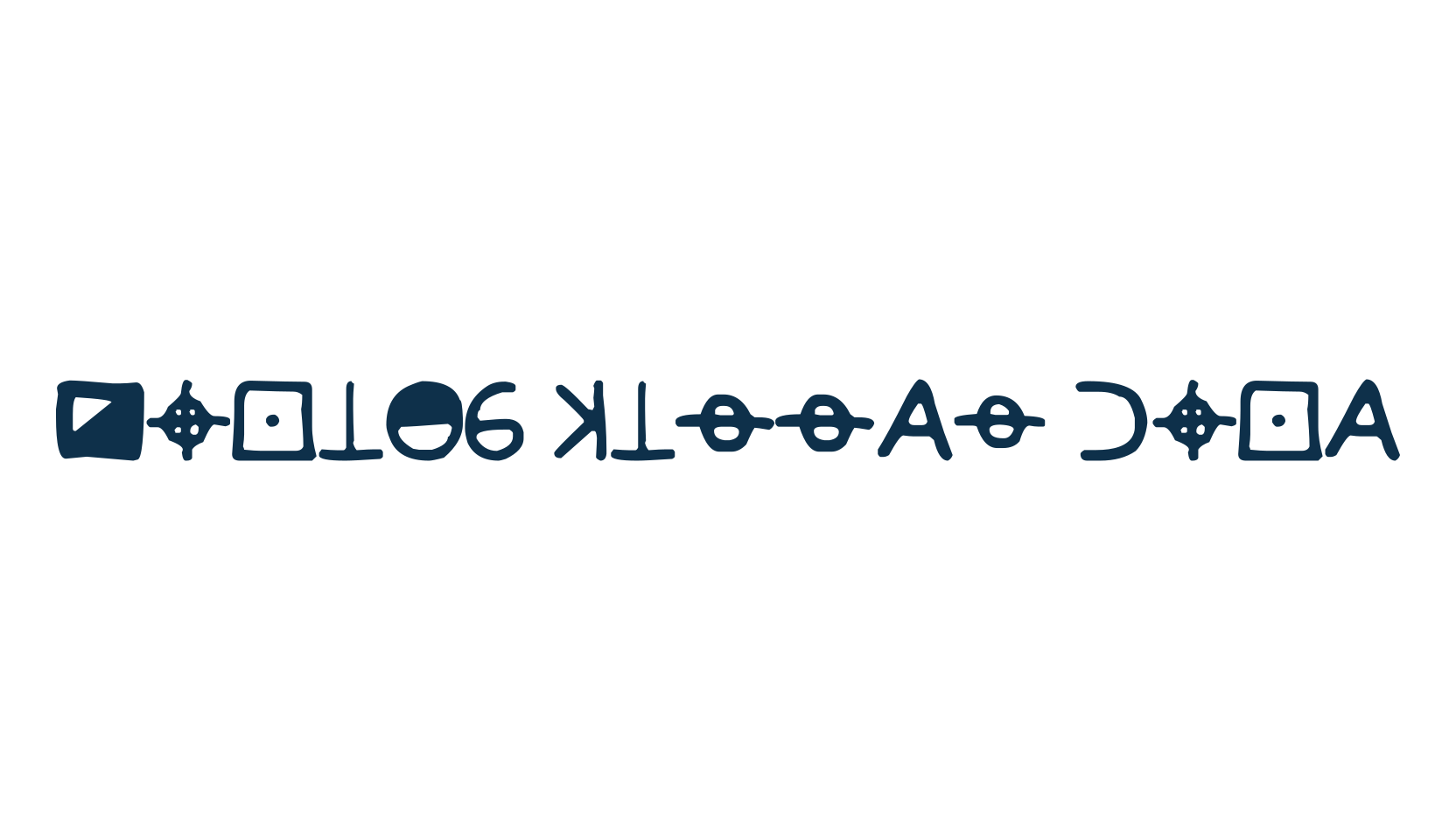 Zodiac Killer Code, fancy decorative font preview