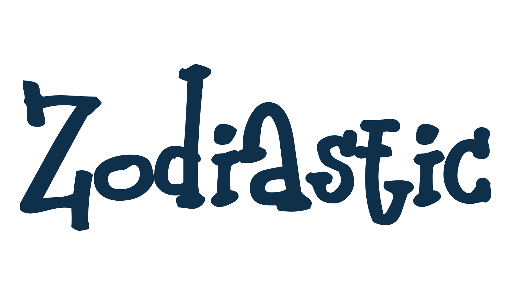Zodiastic, fancy decorative font preview