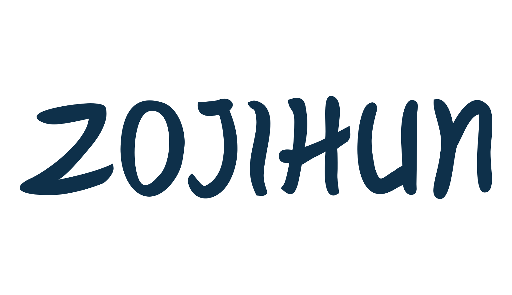 Zojihun, script handwritten fancy decorative calligraphy font preview