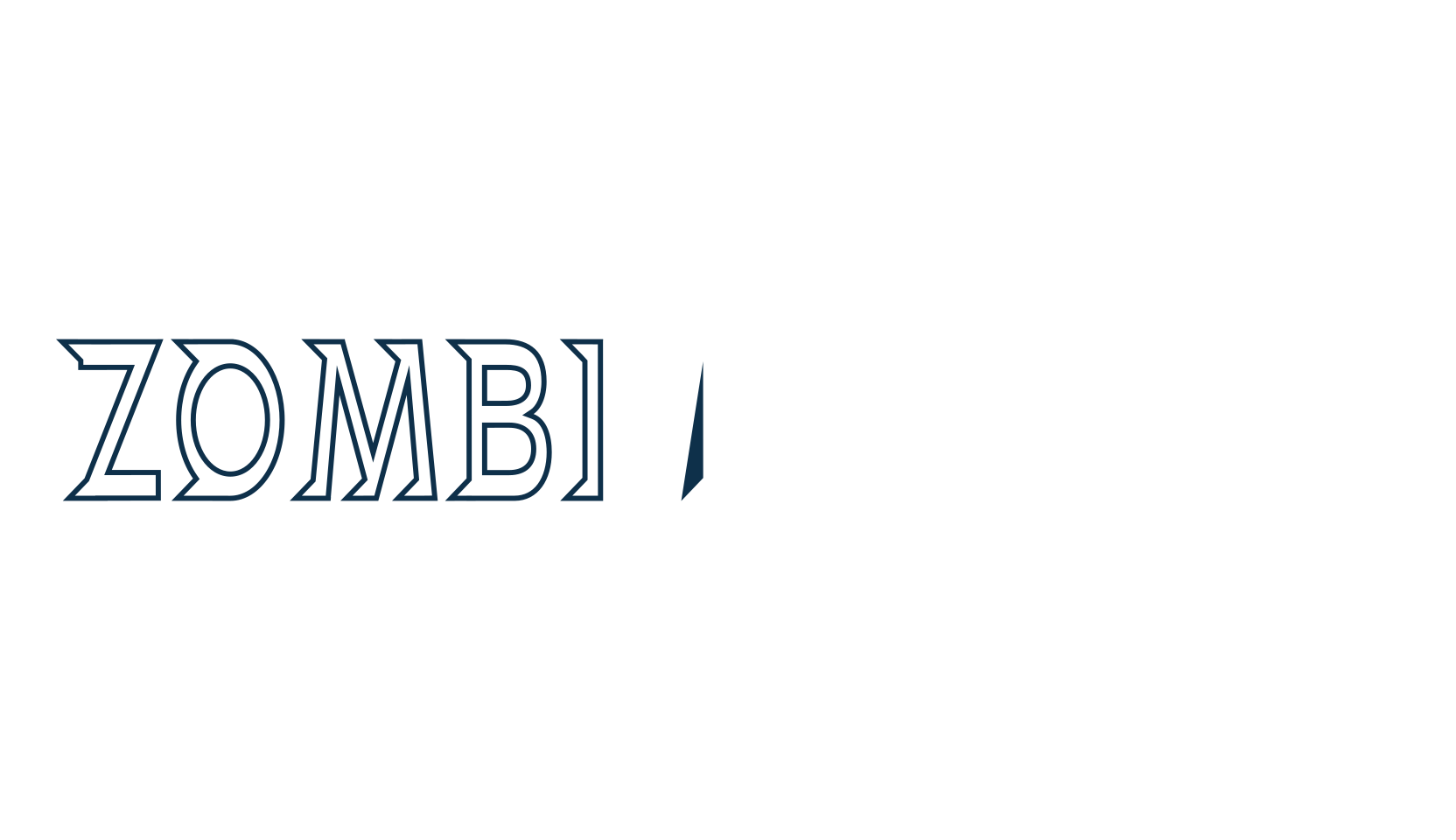 Zombi Dragon, gothic modern font preview