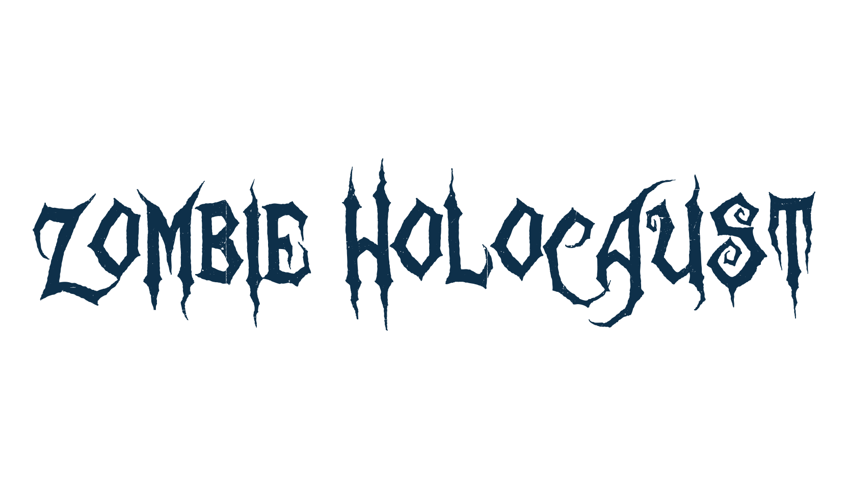 Zombie Holocaust, fancy various gothic font preview