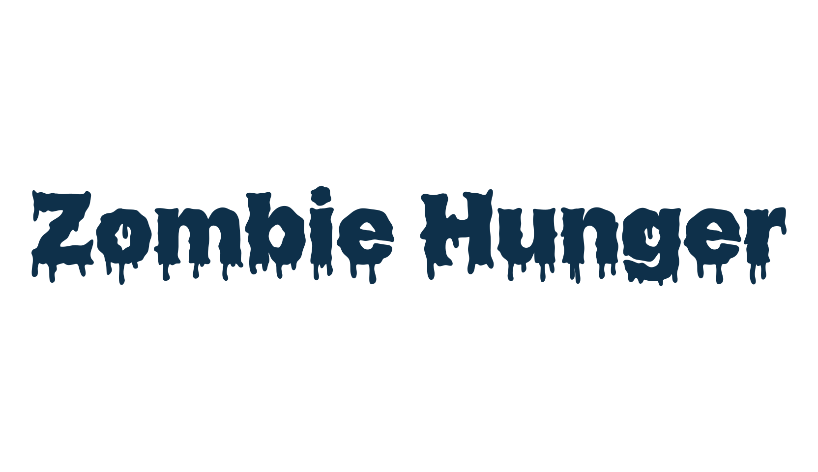 Zombie Hunger, display market font preview