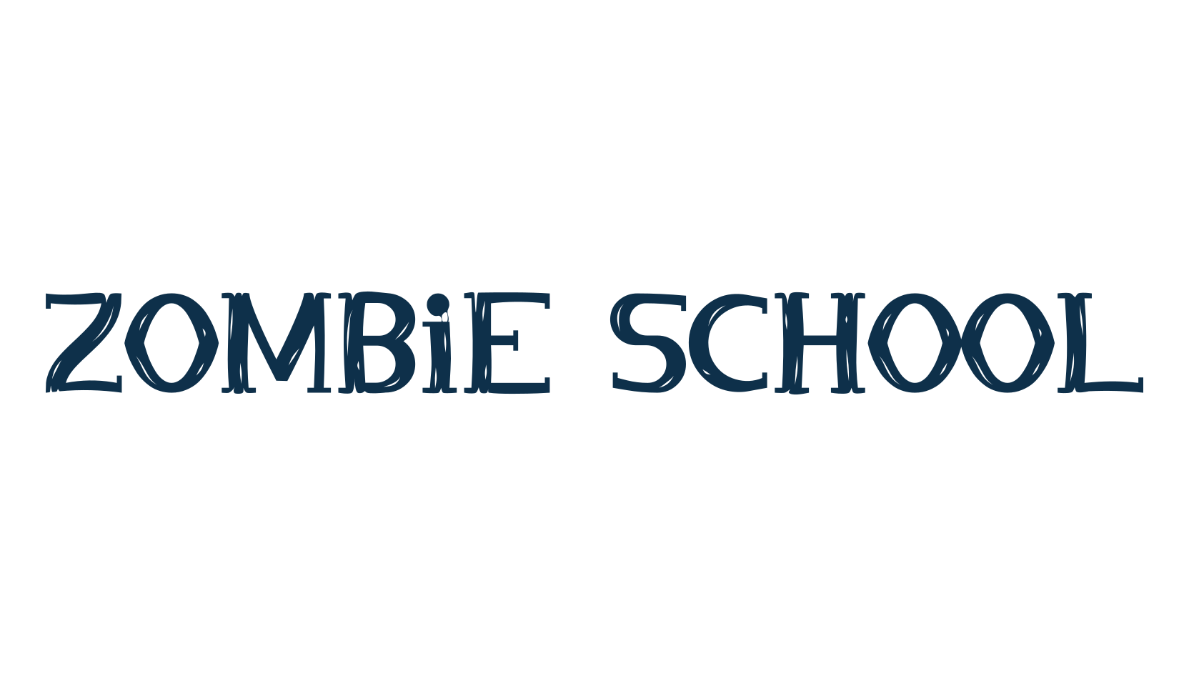 Zombie School, display market font preview