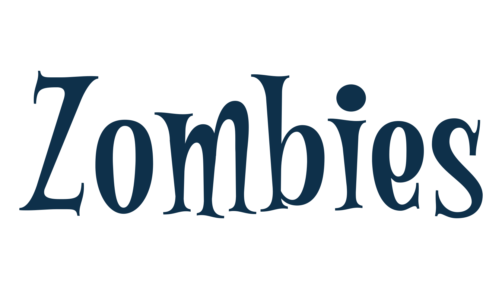 Zombies (zombies-4), display market font preview