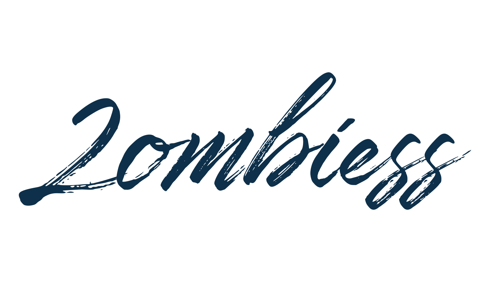 Zombiess, brush font preview
