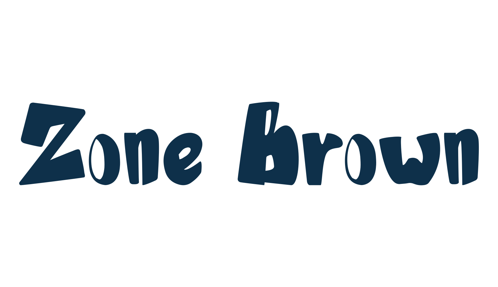 Zone Brown, fancy various decorative font preview