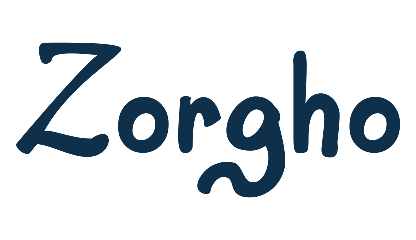 Zorgho, fancy decorative font preview