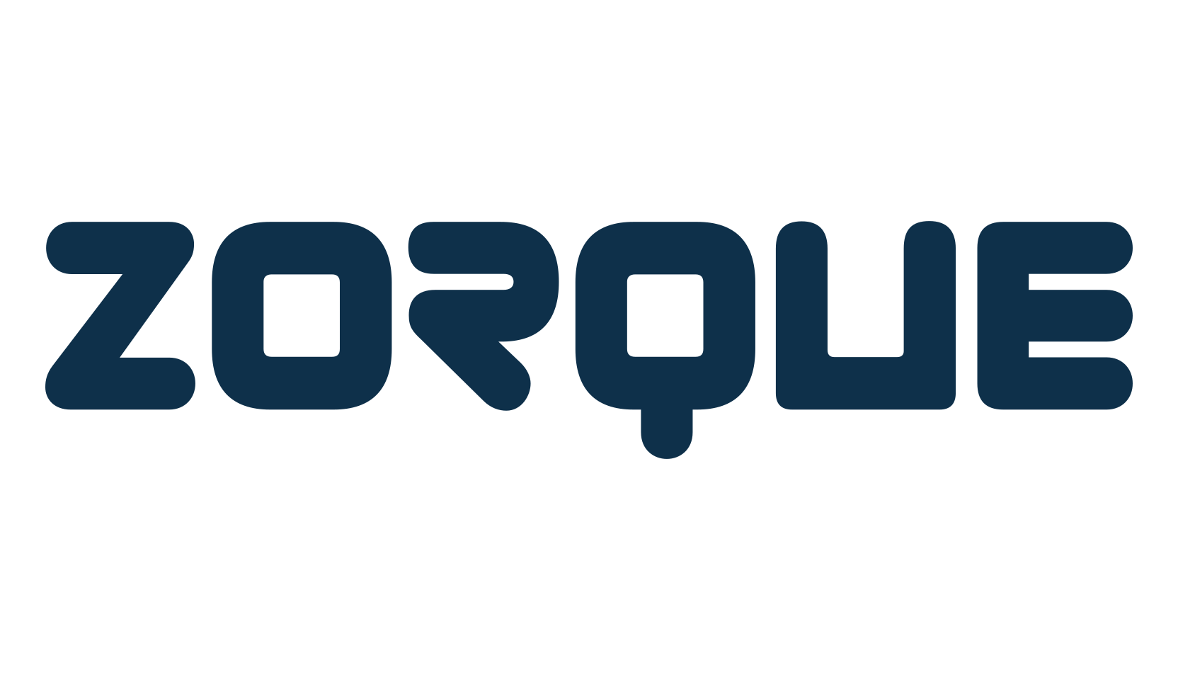 Zorque, techno sci-fi font preview