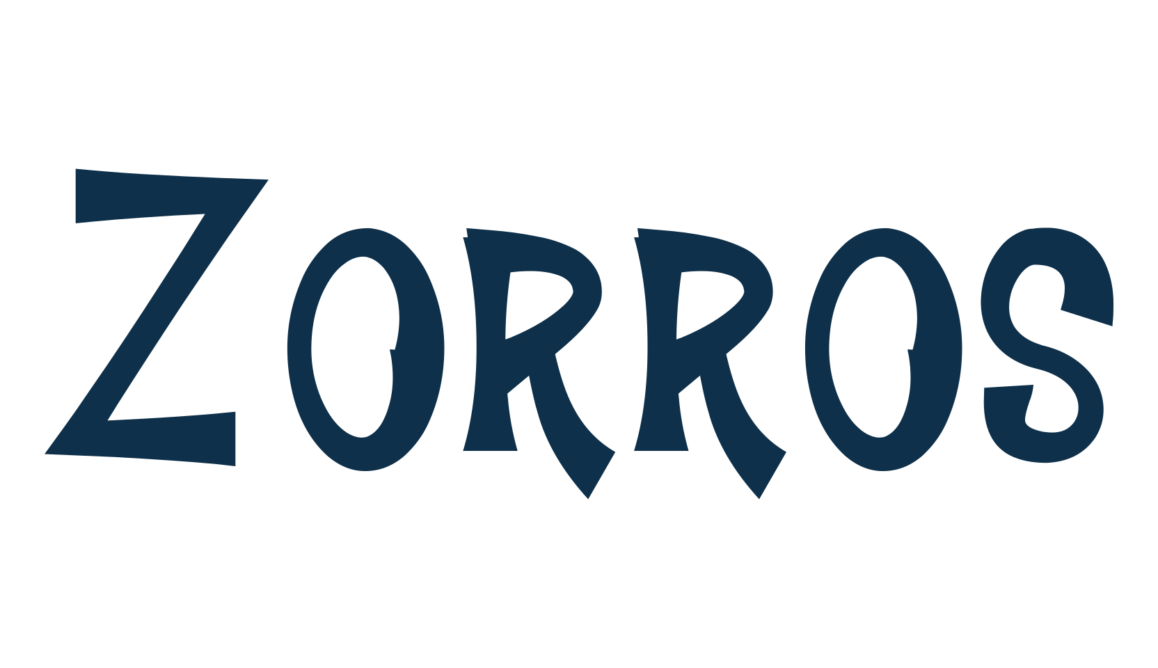 Zorros, fancy various decorative font preview